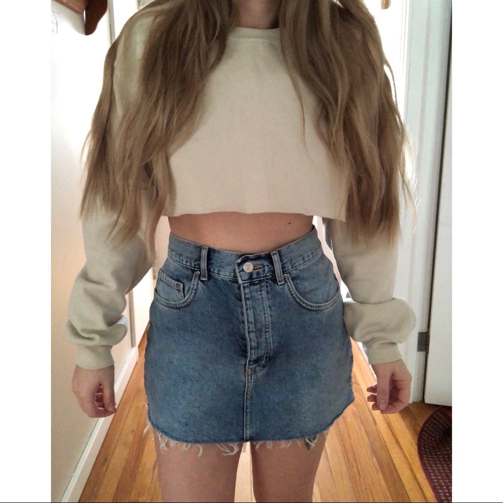 F21 Jean Skirt